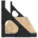 Rafturi de perete, 2 buc., stejar sonoma, 60x15x15,5 cm - WALTI WALTI
