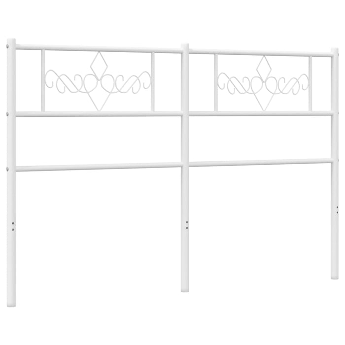 Tăblie de pat metalică, alb, 120 cm - WALTI WALTI