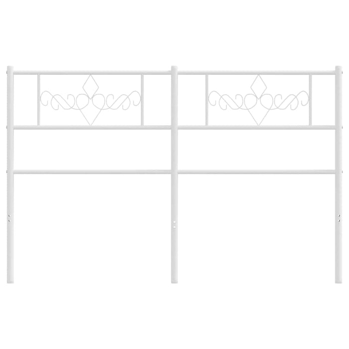 Tăblie de pat de schimb metalică, alb, 160 cm WALTI
