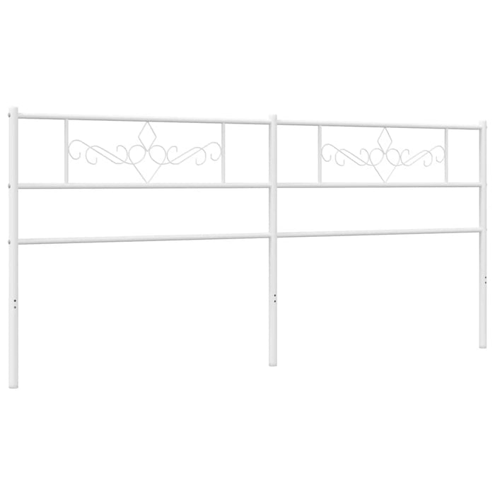 Tăblie de pat de schimb metalică, alb, 193 cm WALTI