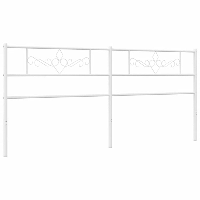 Tăblie de pat de schimb metalică, alb, 200 cm WALTI