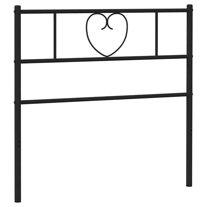 Tăblie de pat de schimb metalică, negru, 107 cm WALTI