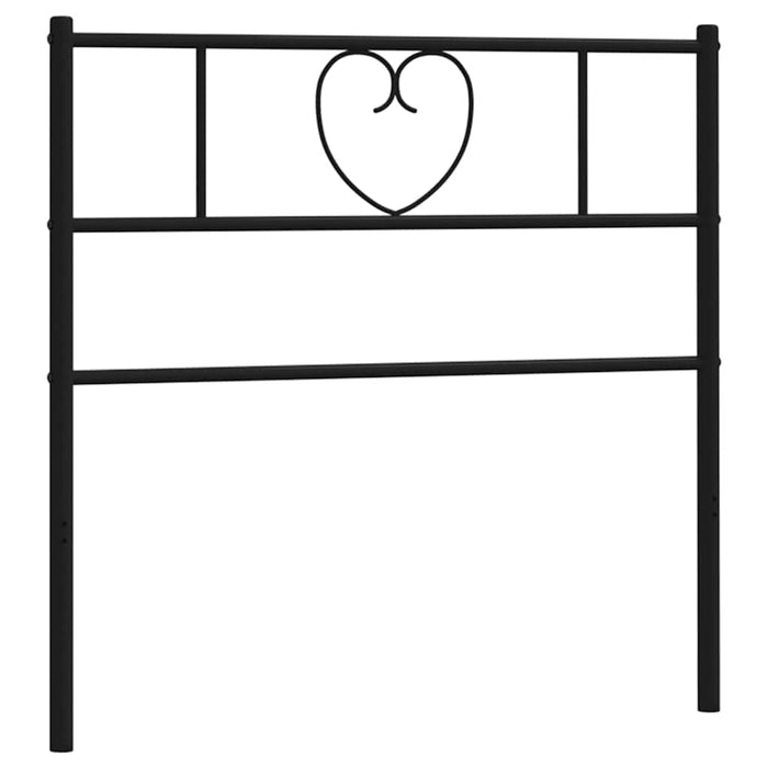 Tăblie de pat de schimb metalică, negru, 107 cm WALTI