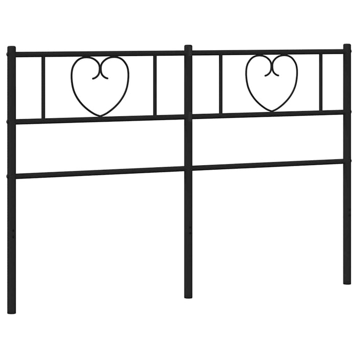 Tăblie de pat de schimb metalică, negru, 140 cm - WALTI WALTI