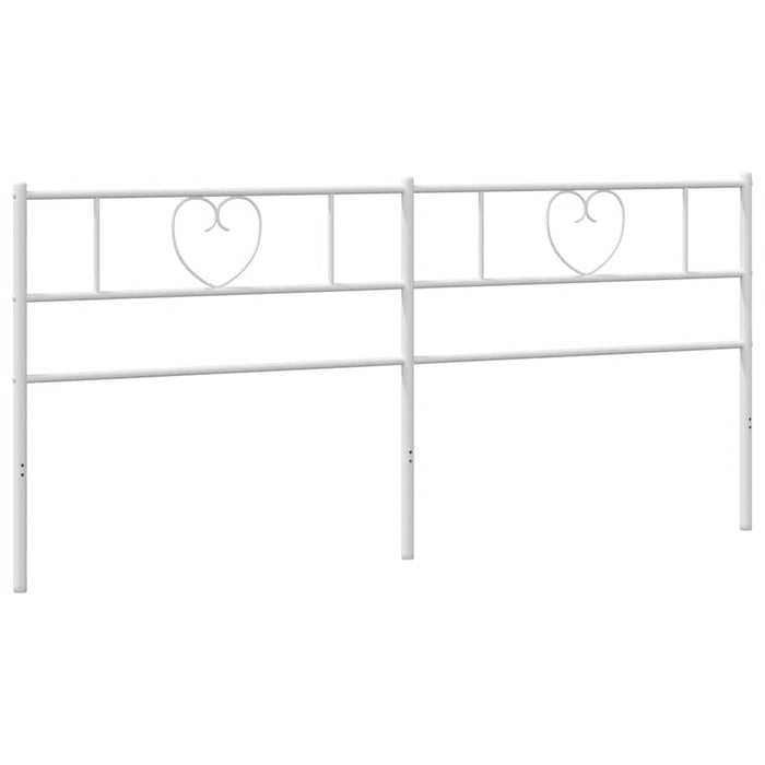 Tăblie de pat de schimb metalică, alb, 200 cm WALTI
