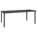 Set mobilier de grădină, 7 piese, negru, oțel și textilenă - WALTI WALTI