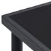 Set mobilier de grădină, 7 piese, negru, oțel și textilenă - WALTI WALTI