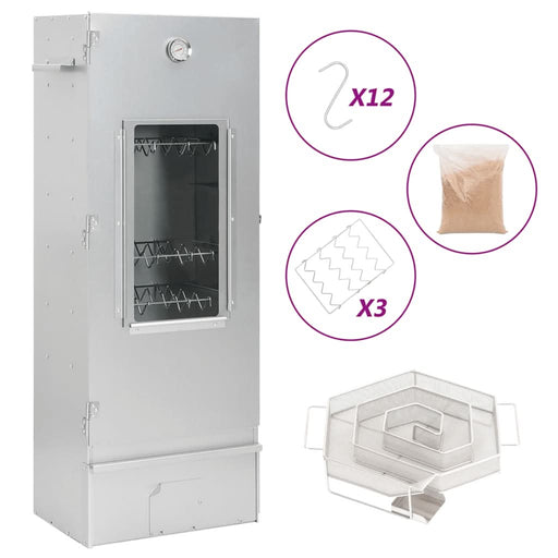 Afumătoare cuptor/grătar, generator fum rece, oțel galvanizat - WALTI WALTI