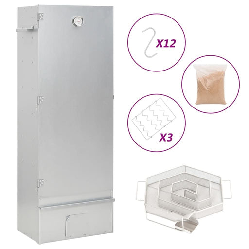Afumătoare cuptor/grătar, generator fum rece, oțel galvanizat - WALTI WALTI