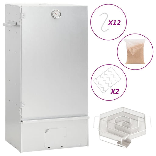 Afumătoare cuptor/grătar, generator fum rece, oțel galvanizat - WALTI WALTI