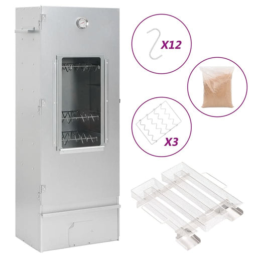 Afumătoare cuptor/grătar, generator fum rece, oțel galvanizat - WALTI WALTI