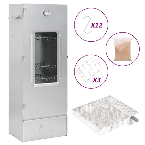 Afumătoare cuptor/grătar, generator fum rece, oțel galvanizat - WALTI WALTI