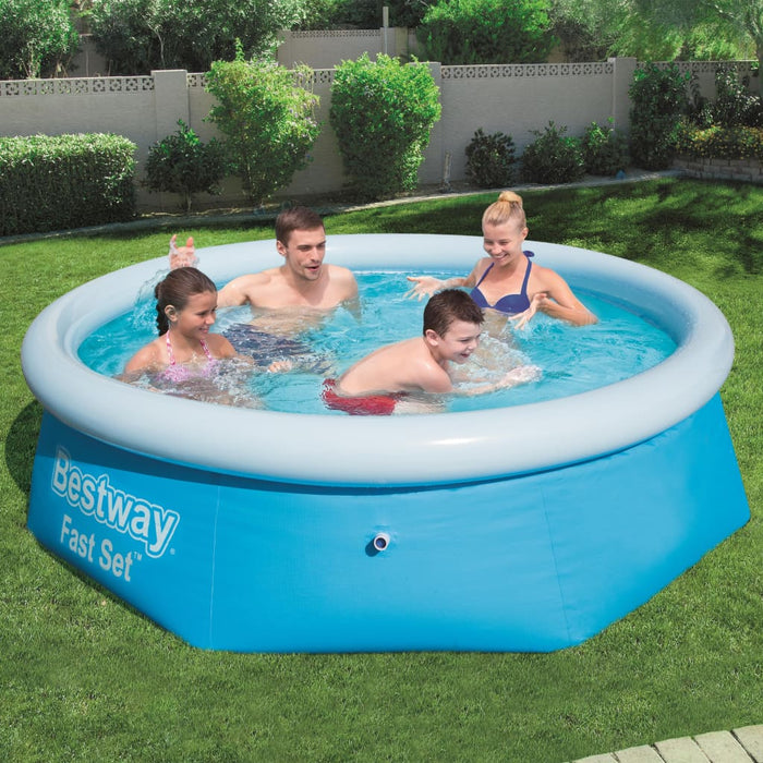 Bestway Piscină gonflabilă Fast Set, 244x66 cm, rotundă, 57265 - WALTI