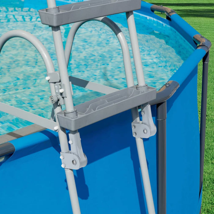 Bestway Scară de siguranță piscină cu 4 trepte Flowclear 122 cm, 58331 - WALTI WALTI