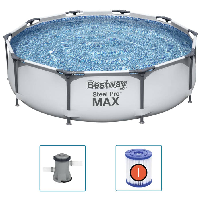 Bestway Set de piscină Steel Pro MAX, 305 x 76 cm - WALTI