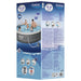 Bestway Set piscină gonflabilă Fast Set, cu pompă, 396 x 84 cm - WALTI