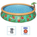 Bestway Set de piscină gonflabilă Fast Set Paradise Palms, 457x84 cm - WALTI WALTI