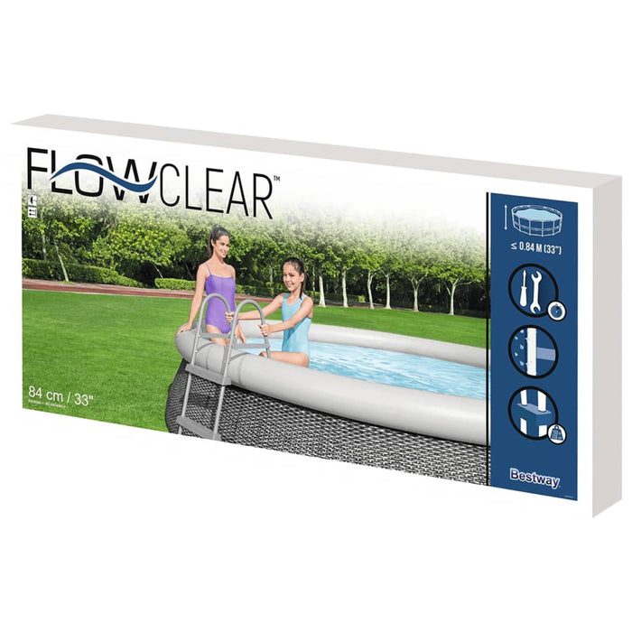 Bestway Scară pentru piscină cu 2 trepte Flowclear, 84 cm - WALTI WALTI