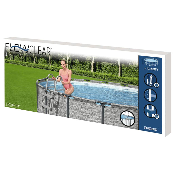 Bestway Scară de siguranță piscină cu 4 trepte Flowclear, 122 cm - WALTI WALTI