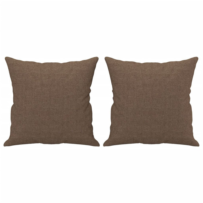 Canapea cu 2 locuri cu pernuțe, maro, 120 cm, textil - WALTI WALTI