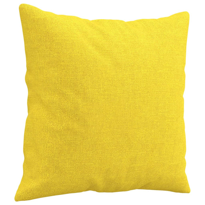 Canapea cu 2 locuri cu pernuțe, galben deschis, 140 cm, textil - WALTI WALTI