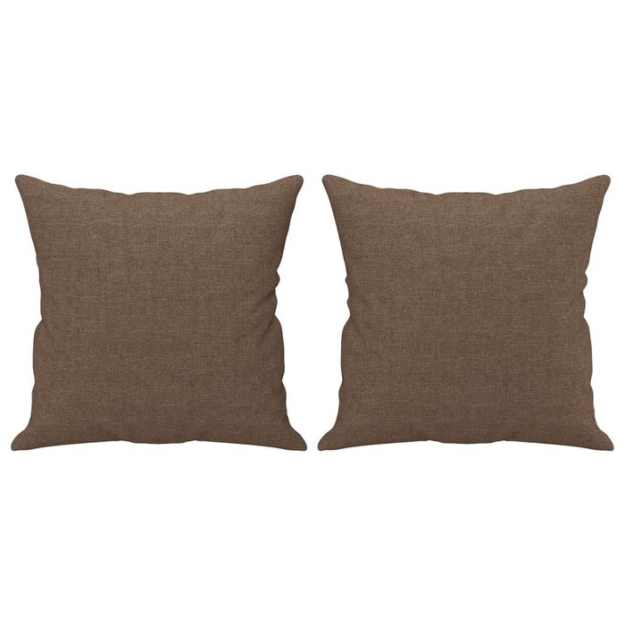 Canapea cu 3 locuri cu pernuțe, maro, 180 cm, textil WALTI