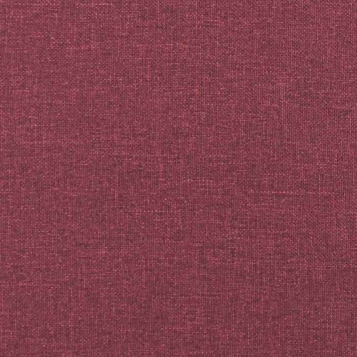 Canapea cu 3 locuri și taburet, roșu vin, 180 cm, textil - WALTI WALTI