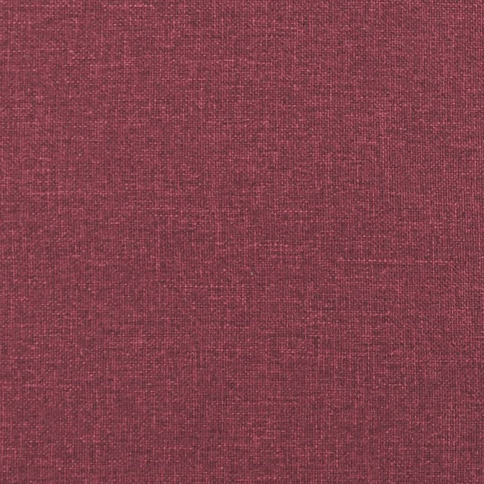 Fotoliu canapea cu taburet, roșu vin, 60 cm, material textil - WALTI WALTI