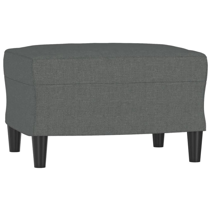 Fotoliu canapea cu taburet, gri închis, 60 cm, textil - WALTI WALTI