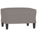 Fotoliu canapea cu taburet, taupe, 60 cm, material textil - WALTI WALTI
