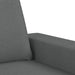 Fotoliu canapea cu taburet, gri închis, 60 cm, textil - WALTI WALTI