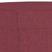 Fotoliu canapea cu taburet, roșu vin, 60 cm, material textil - WALTI WALTI