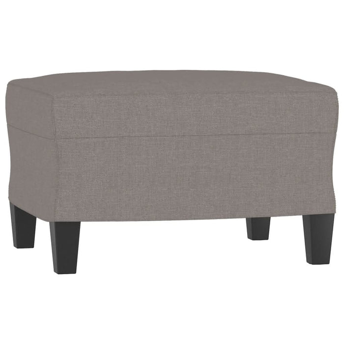 Fotoliu canapea cu taburet, taupe, 60 cm, material textil - WALTI WALTI