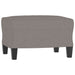 Fotoliu canapea cu taburet, taupe, 60 cm, material textil - WALTI WALTI