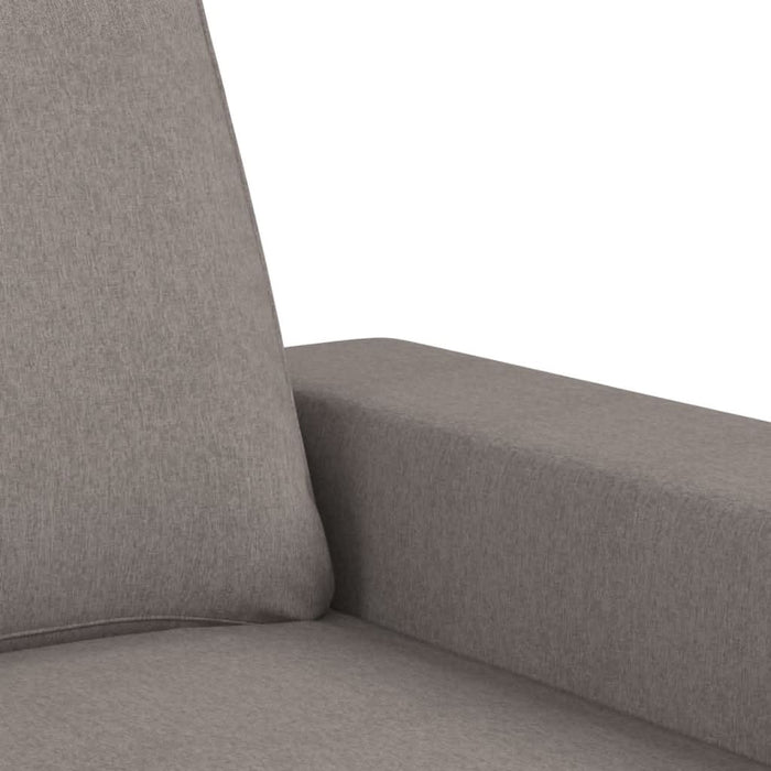 Fotoliu canapea cu taburet, taupe, 60 cm, material textil - WALTI WALTI