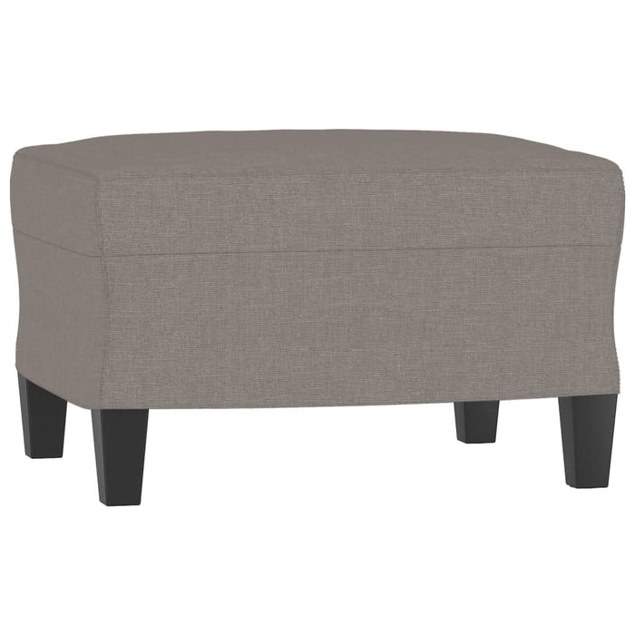 Canapea cu 3 locuri și taburet, taupe, 180 cm, material textil - WALTI WALTI