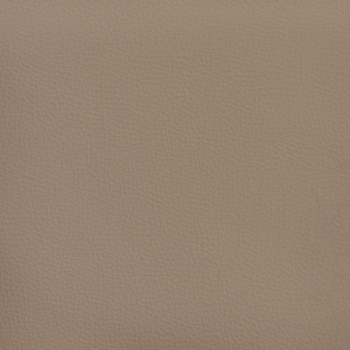 Fotoliu canapea cu taburet, cappuccino, 60 cm, piele ecologică - WALTI WALTI