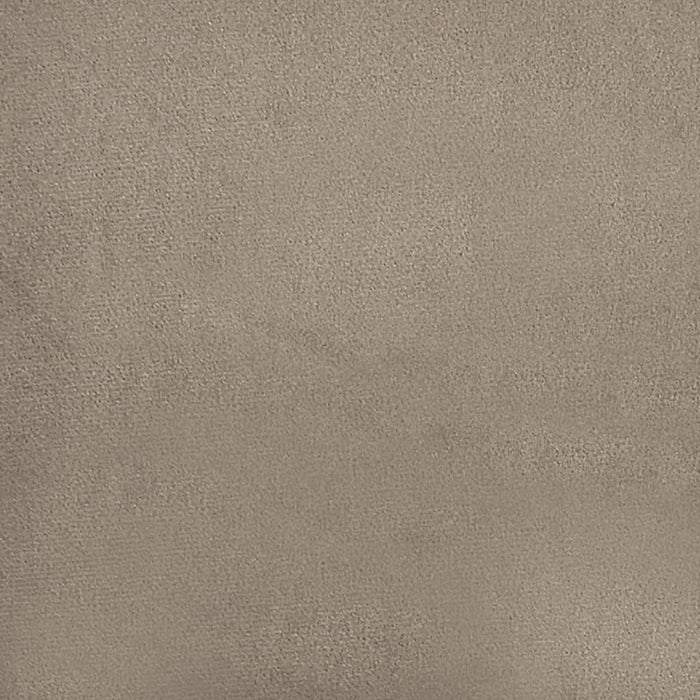Fotoliu canapea cu taburet, gri taupe, 60 cm, microfibră - WALTI WALTI