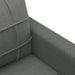 Set de canapele cu perne, 4 piese, gri închis, material textil - WALTI WALTI