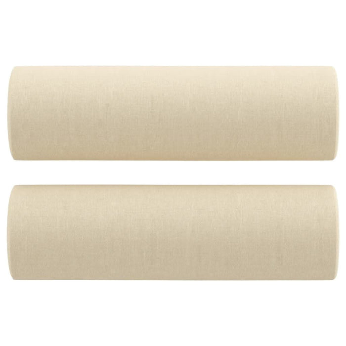 Set de canapele cu perne, 4 piese, crem, microfibră - WALTI WALTI