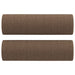 Set de canapele cu perne, 4 piese, maro, textil - WALTI WALTI