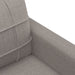 Set de canapele cu perne, 4 piese, gri taupe, textil - WALTI WALTI