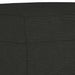 Set de canapele cu perne, 3 piese, negru, textil - WALTI WALTI