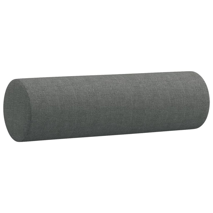 Set de canapele cu perne, 2 piese, gri închis, material textil - WALTI WALTI
