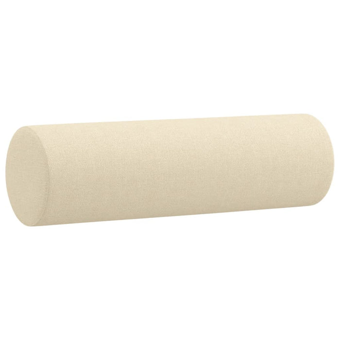 Set de canapele cu perne, 3 piese, crem, textil WALTI