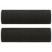 Set de canapele cu perne, 3 piese, negru, textil - WALTI WALTI