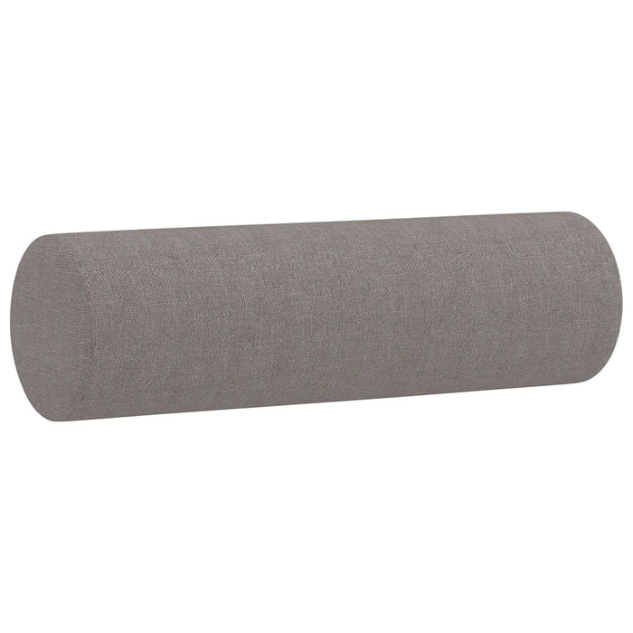 Set de canapele cu perne, 3 piese, gri taupe, textil - WALTI WALTI