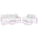 Set de canapele cu perne, 2 piese, gri deschis, textil - WALTI WALTI