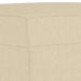 Set de canapele cu perne, 3 piese, crem, textil - WALTI WALTI