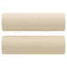 Set de canapele cu perne, 3 piese, crem, textil - WALTI WALTI